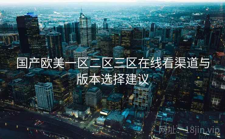 国产欧美一区二区三区在线看渠道与版本选择建议 第2张 国产欧美一区二区三区在线看渠道与版本选择建议 第2张